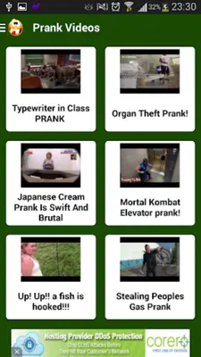 Prank Videos android App screenshot 6